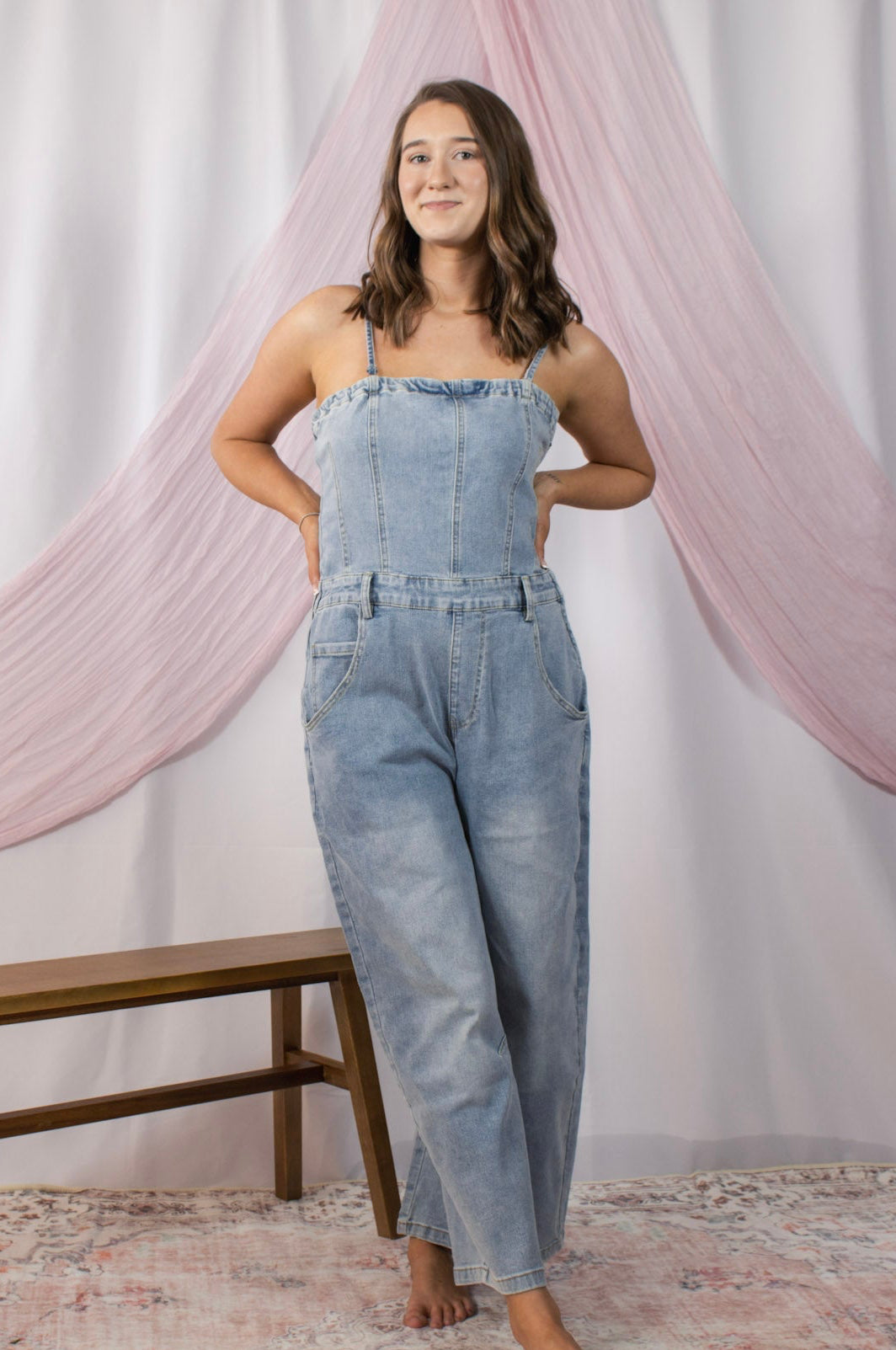 Denim Darling Barrel Jumper