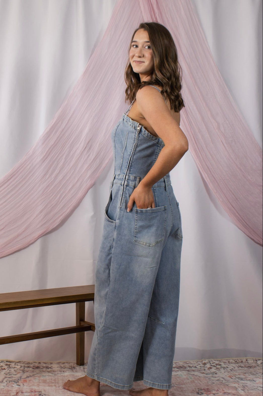 Denim Darling Barrel Jumper