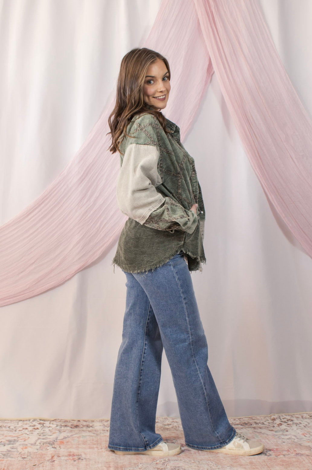Dee's Vintage Patchwork Shacket