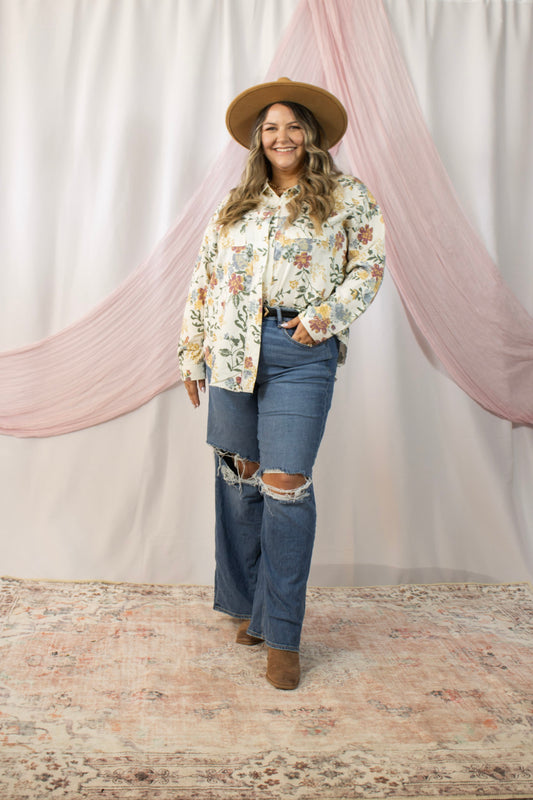 Garden Bloom Snap Shirt