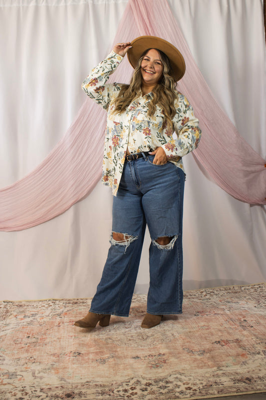 Garden Bloom Snap Shirt