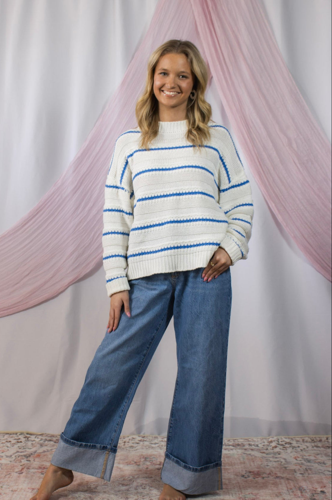 Coastal Striped Sweater
