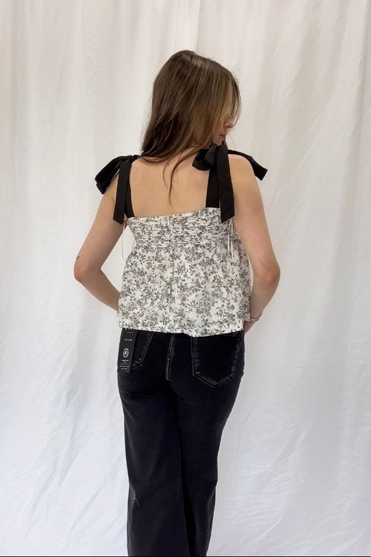 Jess Floral Bow Tank