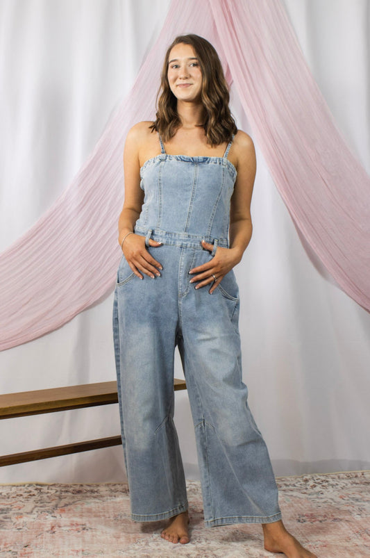 Denim Darling Barrel Jumper