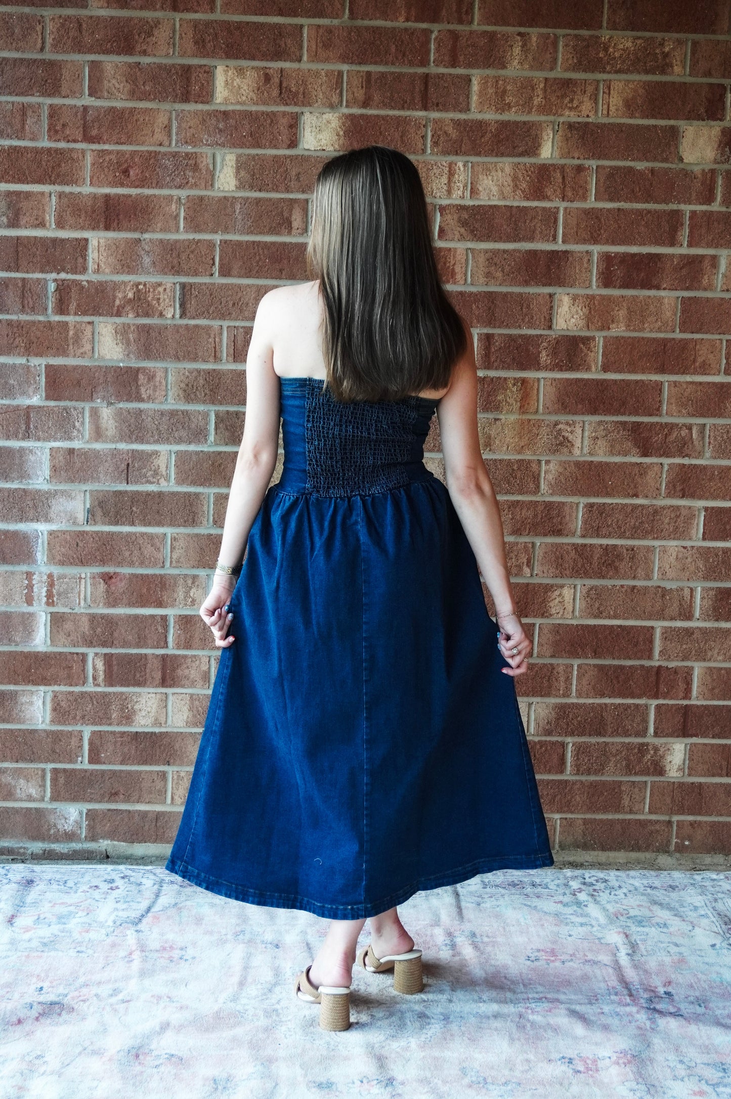 Happy Hour Denim Dress