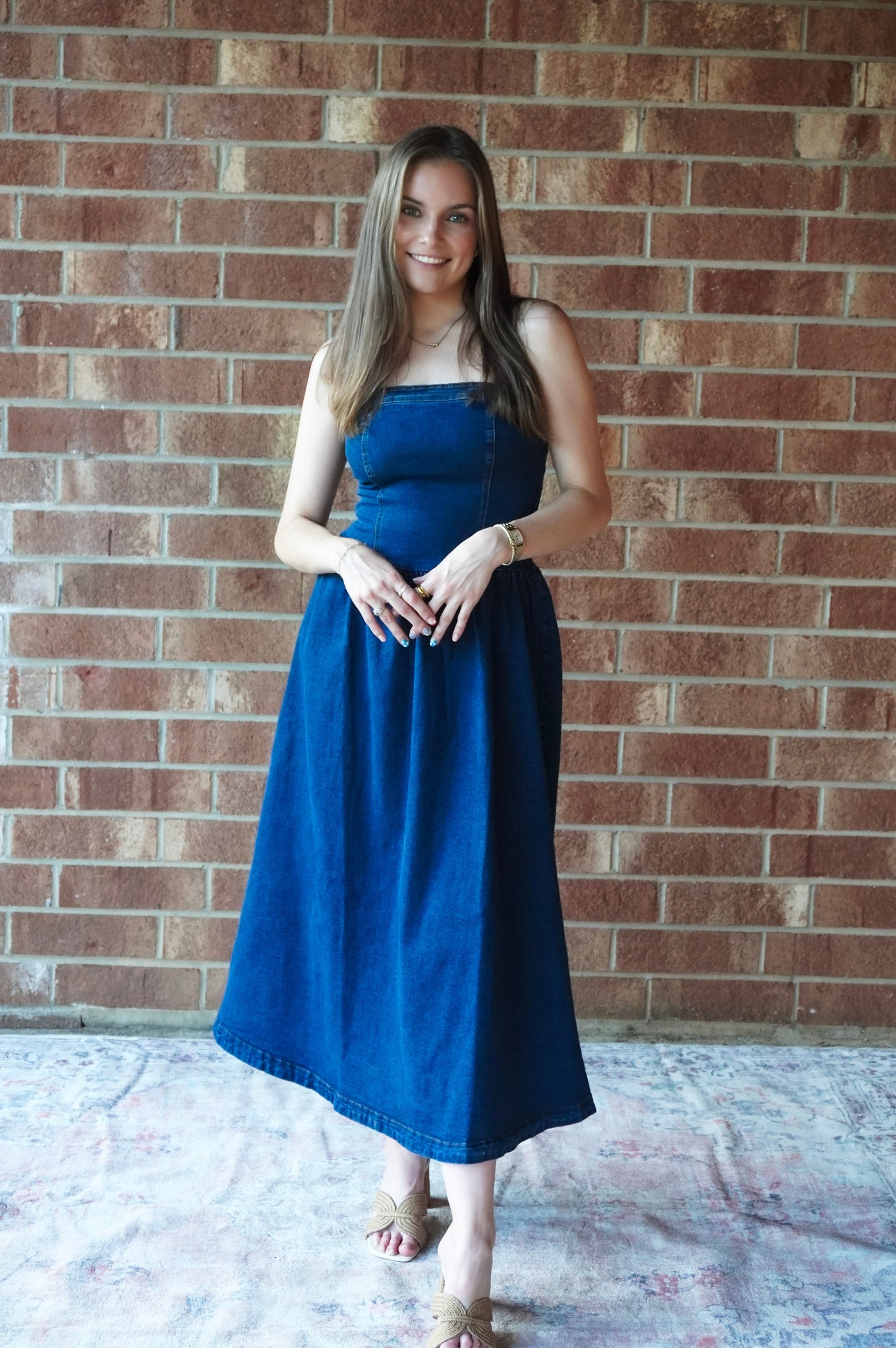 Happy Hour Denim Dress