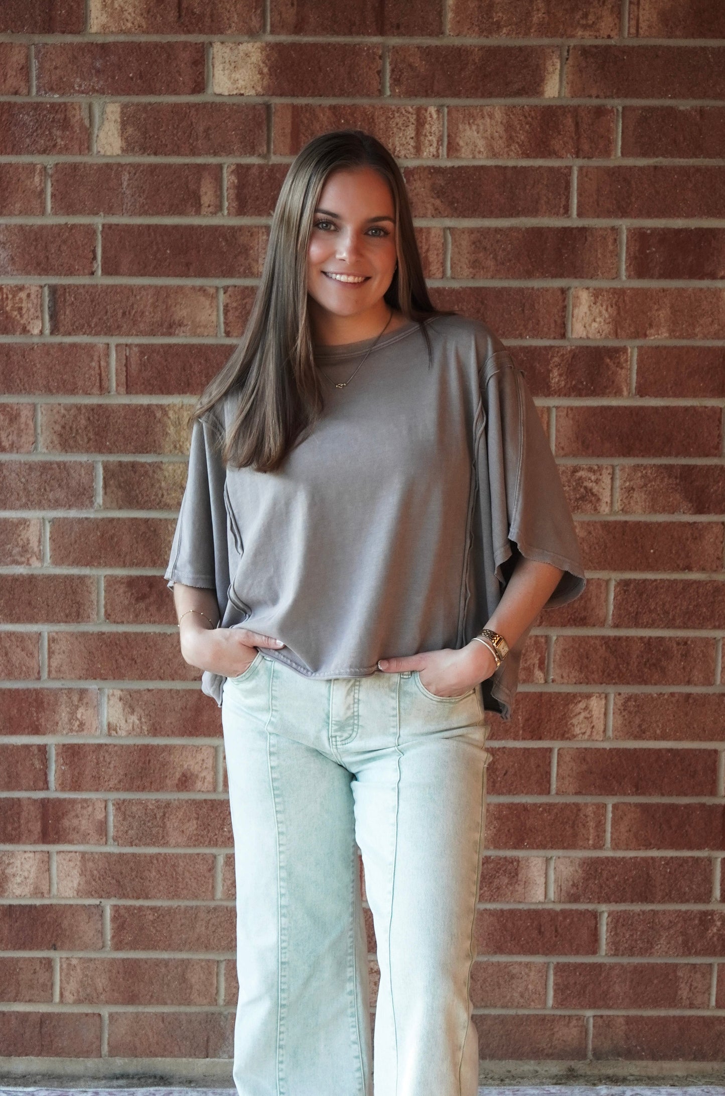 Espresso Run Oversized Tee